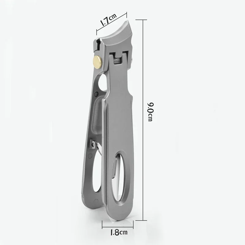 Nail Clippers Stainless Steel Anti Splash Fingernail Cutter Oblique Design Toe Nail Trimmer Manicure Tools Pedicure Scissor