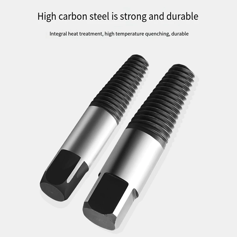 6 Pieces Of Broken Screw Extractor Set 3-25Mm Drill Set Carbon Steel Double-Sided Screw Pulling Center Drill Easy To Use