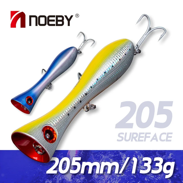 NOEBY Popper Lure Hard Fishing Lure Artificial Bait Saltwater Sea Fishing