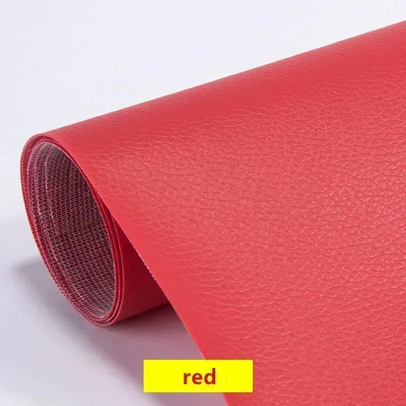 Self-Adhesive PU Leather Fabric for Interior Repair and DIY Renovation