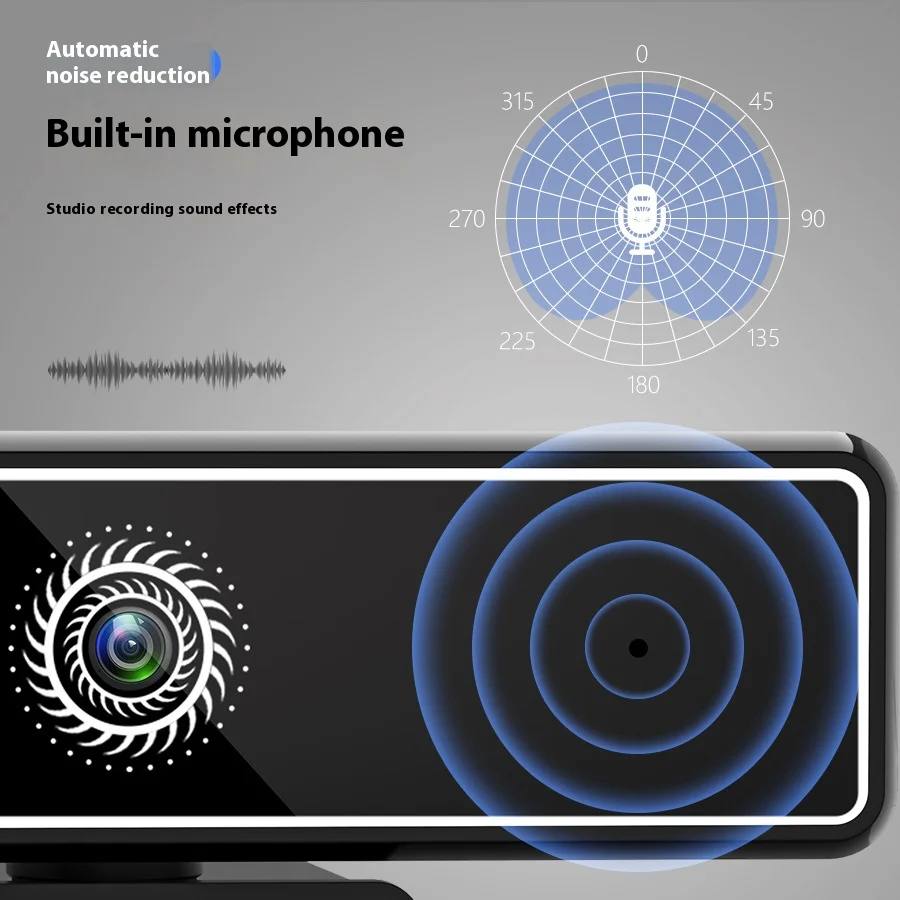 4K Webcam 2K 1080P Full HD Web Camera Auto Focus With Microphone USB Plug Web Cam For PC Computer Laptop Video Mini Camera