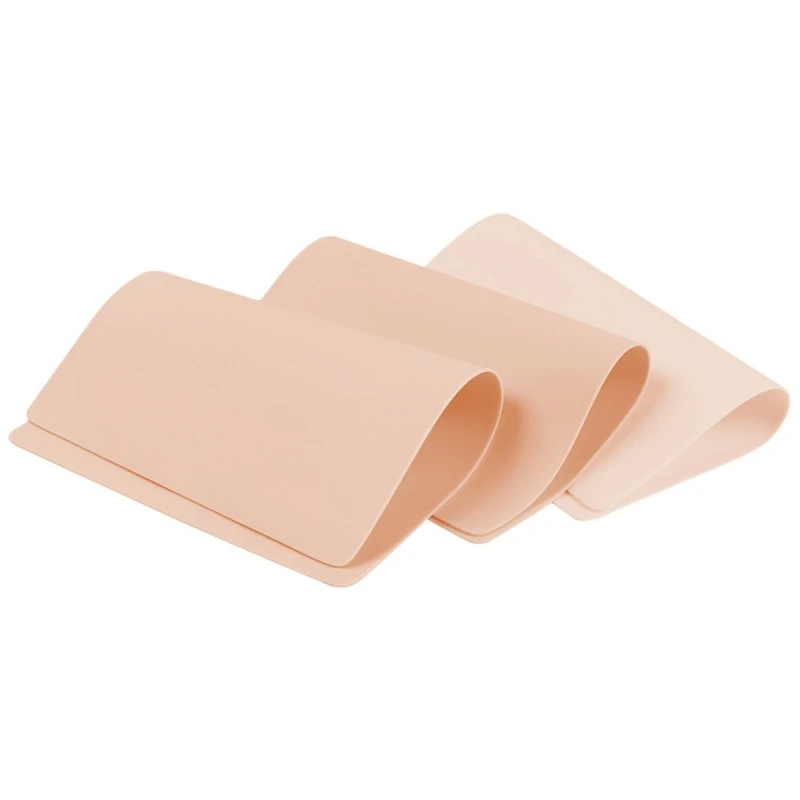 Tattoo Blank Practice Skin Eyebrow Paint Double Side Synthetic Leather Pink Tattoo Beginner Fake Skin Exercise Tool