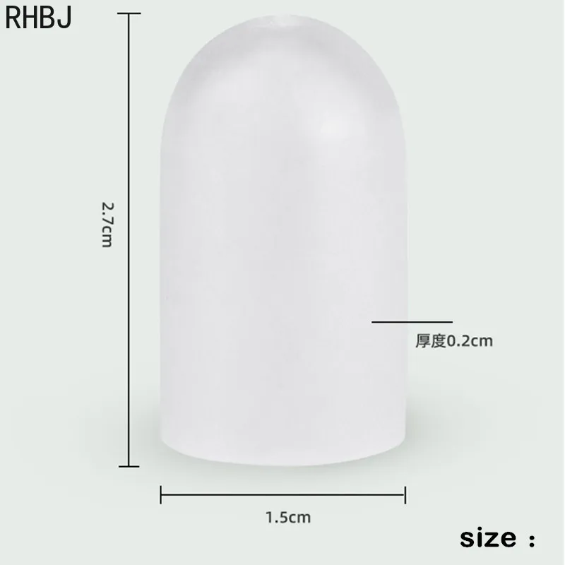 2Pcs Silicone Corrector Gel Protector Little Toe Tube Corns Blisters Pinkie Bunion Finger Protection Sleeve Foot Care Tool