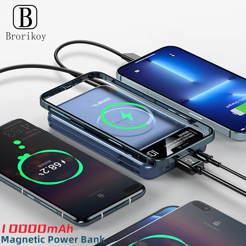 Power Bank Cargador Inalambrico Para Samsung S10 Plus Wireless