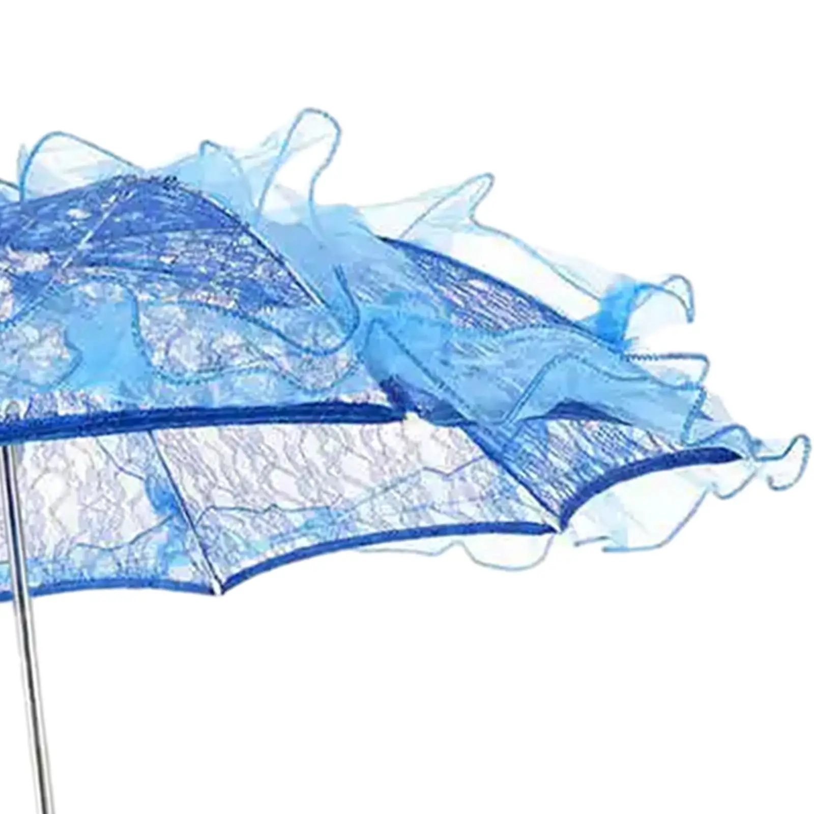 Parasol Lace Umbrella, Romantic Dancing Umbrella, Lace Flower Parasol for Women, Dancing Performance, Use Accessories