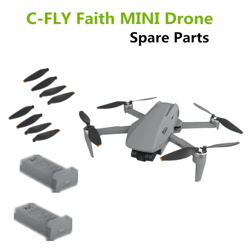 

7.7V 2100mAh Battery / Propeller Maple Leaf For C-FLY Faith MINI RC Drone Faith MINI Drone Spare Parts