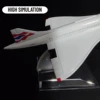 1:400 Metal Aircraft Model Replica, British Airways Concorde Airplane Scale Miniature Art Decoration Diecast Aviation Toy Gift 4