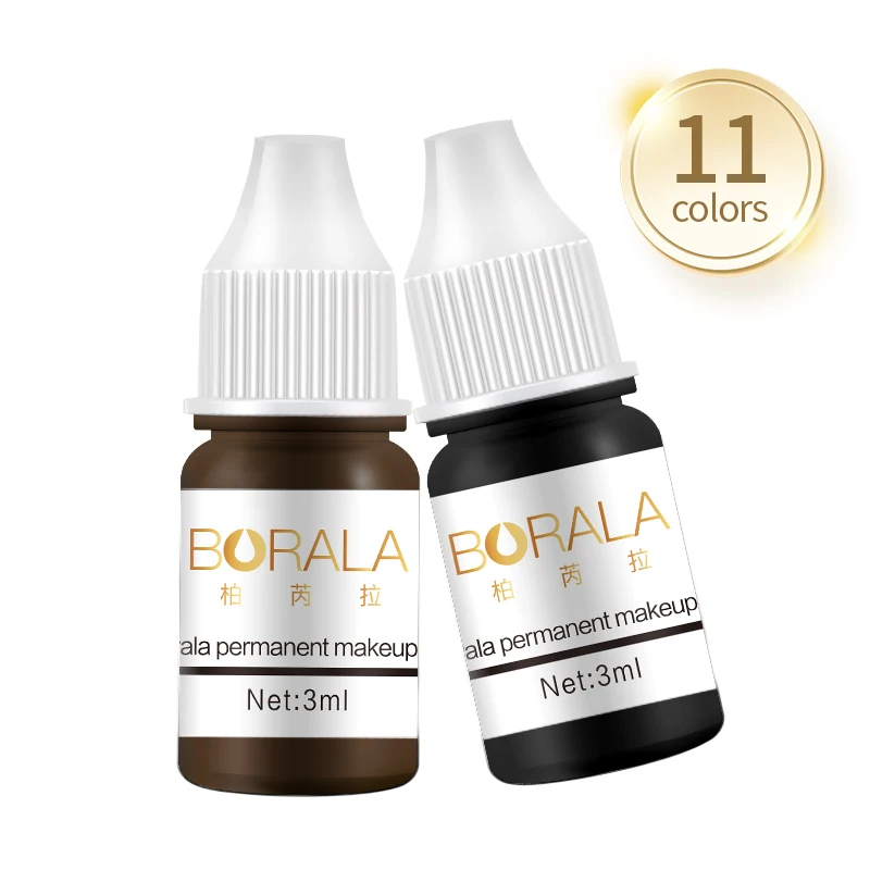 Borala 3ml Tattoo Ink Nude Color Microblading Paint Pigment For Semi Permanent Makeup Eyebrows Tint Consuma Tattoo Suppliesbles