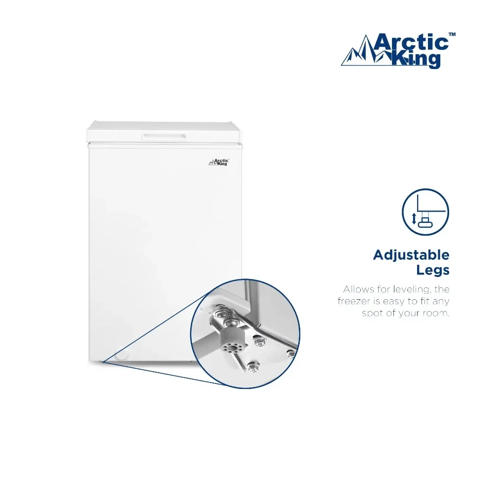 New Arctic King 3.5 Cu Ft Chest Freezer, White, ARC04S1AWW
