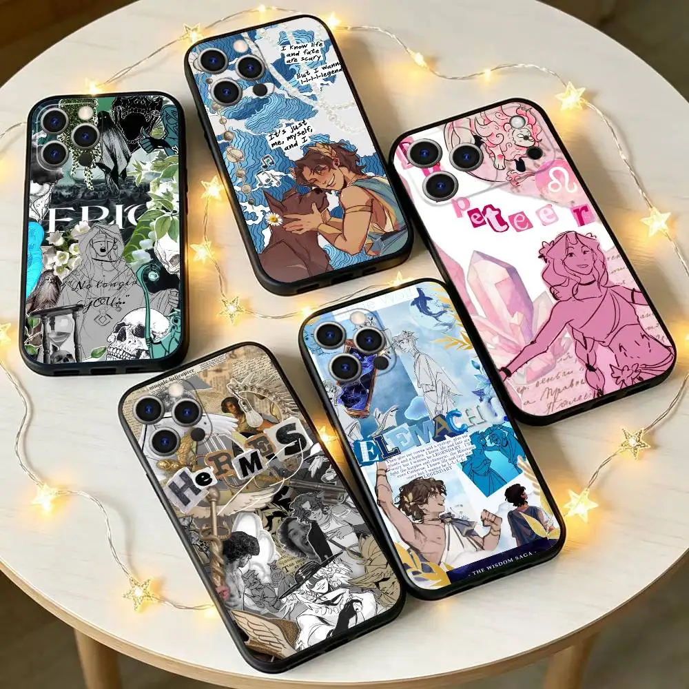 Epic Aesthetic Black Silicone Phone Case - Soft Protective Cover