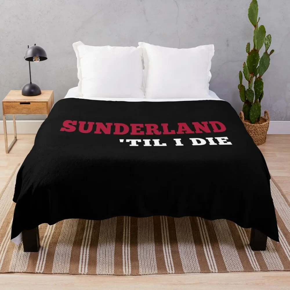 

Sunderland Till I Die SAFC Fan Classic Throw Blanket Soft Vintage for sofa Luxury Throw Blankets