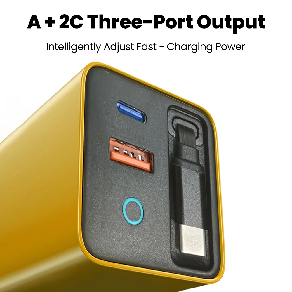 รูปสินค้า ที่ชาร์จ USB-C 80W สายยืดหดได้ ชาร์จเร็วทุกอุปกรณ์