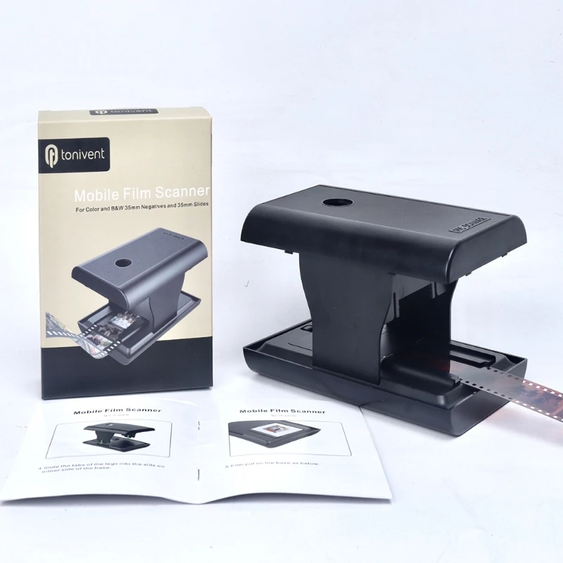 Mobile Film Scanner JPEG Converter Color Black White Negatives & Slides 35/135mm