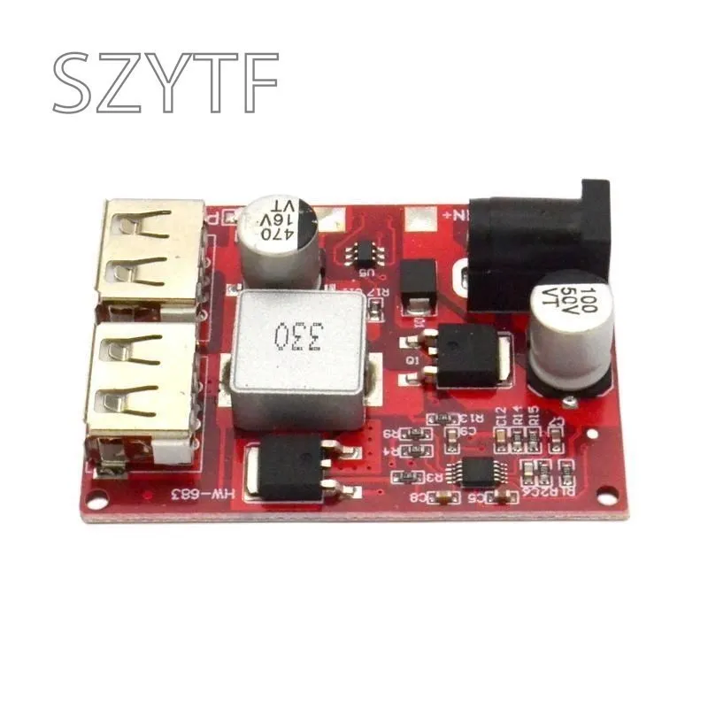 Lm2596 Lm2596S Dual Usb Dc-Dc 9V 12V 24V 36V A 5V 3A Step Down Buck Converter Board Caricabatteria Da Auto Modulo Di Alimentazione Solare