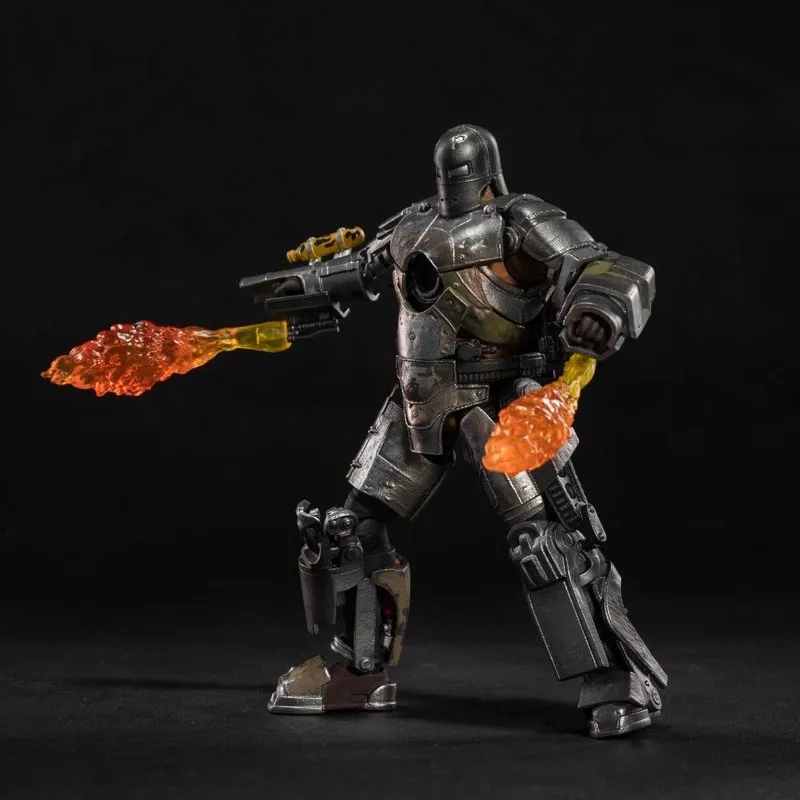 Zdマーベル-アイアンマンのアクションフィギュア,LEDバージョンの