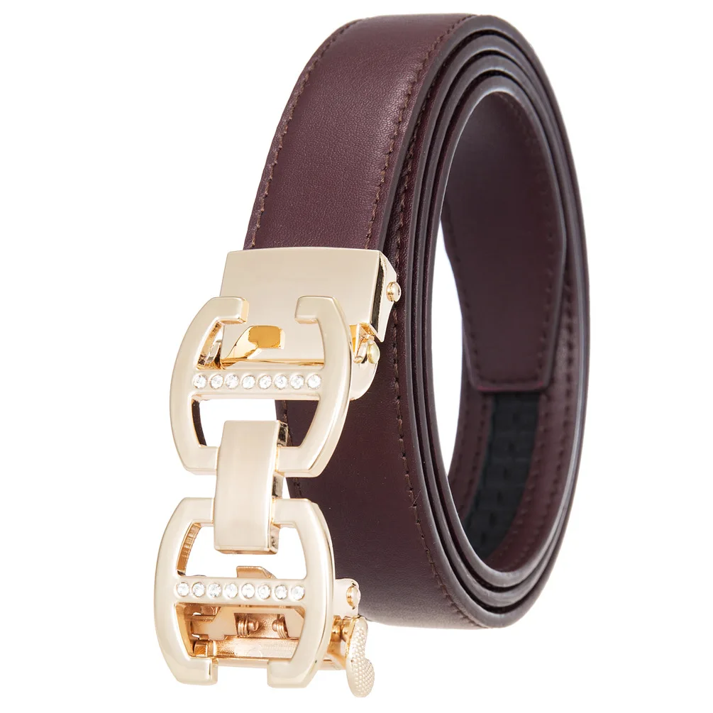 

Женский Повседневный разноцветный ремень с автоматической пряжкой для женщин роскошный бренд