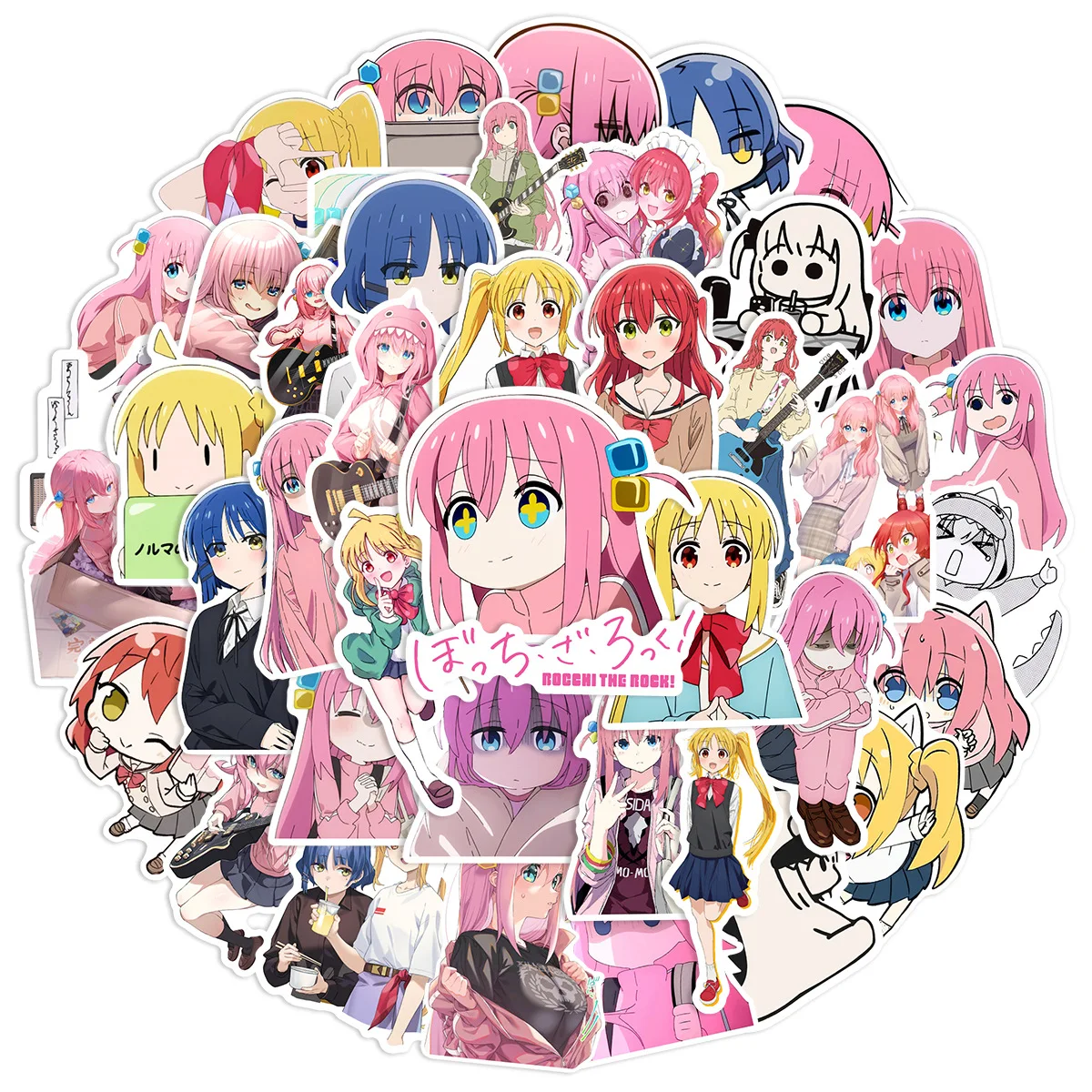 Japanese Animation BOCCHI THE ROCK! Stickers Set - Cartoon Graffiti Decoration