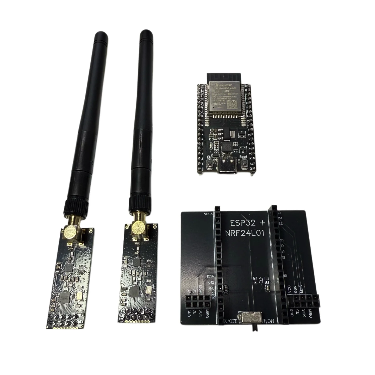 รูปสินค้า ESP32 DevKitC บอร์ดพัฒนา IoT พร้อมโมดูล NRF24L01