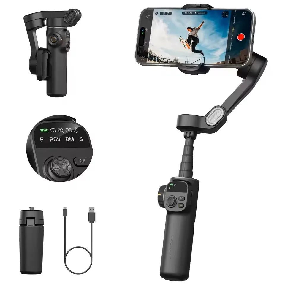 AOCHUAN Smart X2 يده Gimbal 3 محور استقرار المدمج...