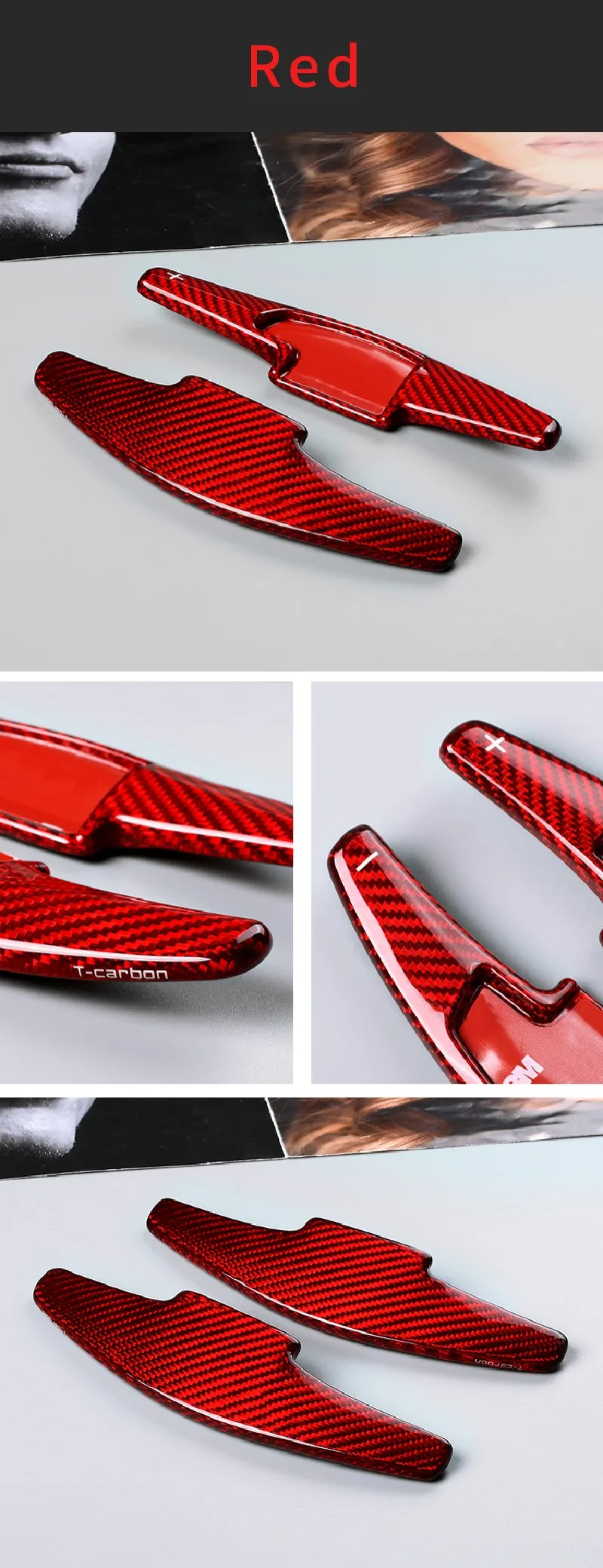 T-carbon Shift Paddle Shifter For Honda Spirior Acura RDX Carbon Fiber Paddle Shift