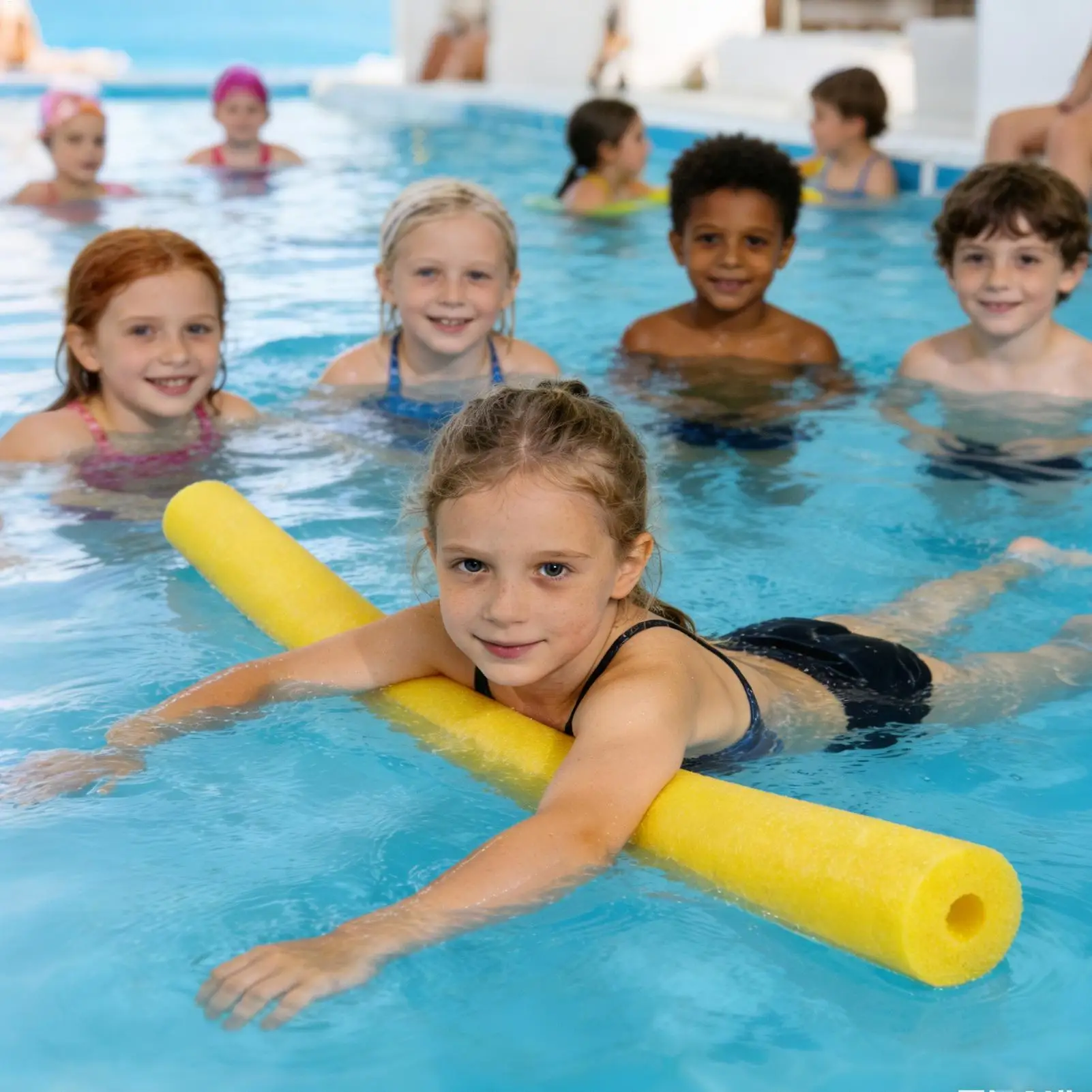 Noodles Pool Foam Wasser-Nudeln für den Pool, lang, hohl, weich, schwimmfähig, sicher, einfach zu verwenden, für Strand, Fluss, Entspannung im Wasser – Detail 1