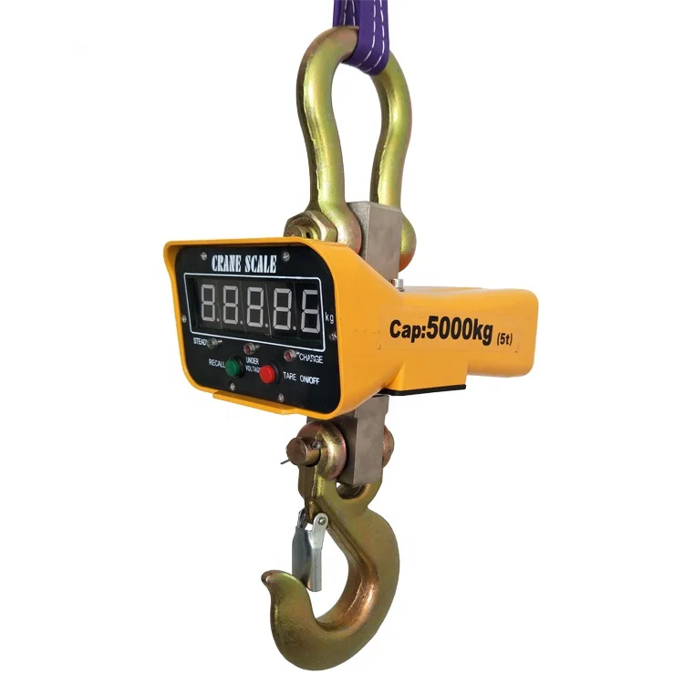 

High Precision Stainless 5000KG 3t 5t Aluminum Digital Crane Scale
