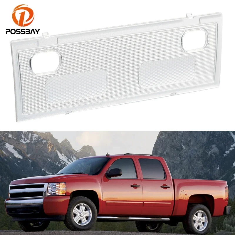 Front Map/Dome Light Lens For Chevy Tahoe, Suburban, Silverado – Clear Replacement