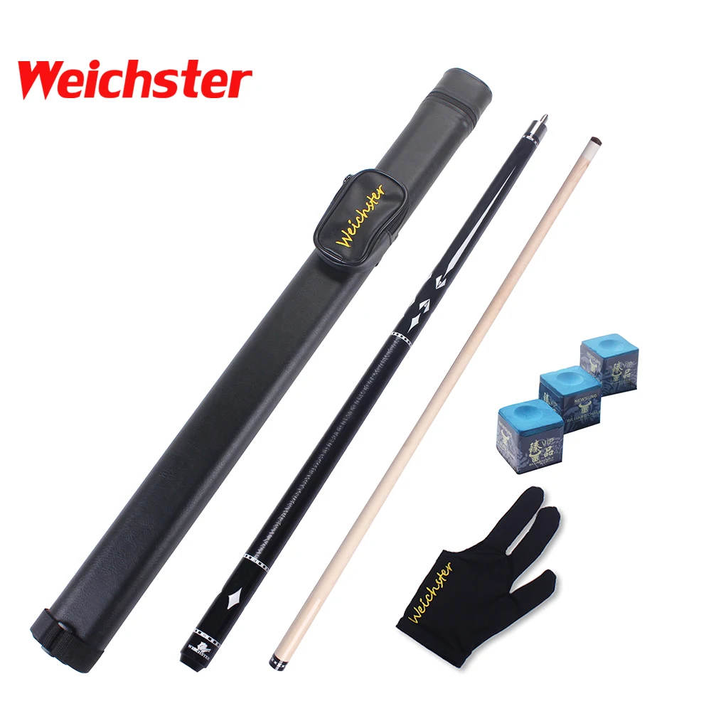 Billiard Cue Stick Weichster 3D Printing 1/2 Full 58-1/2" 13mm Tip