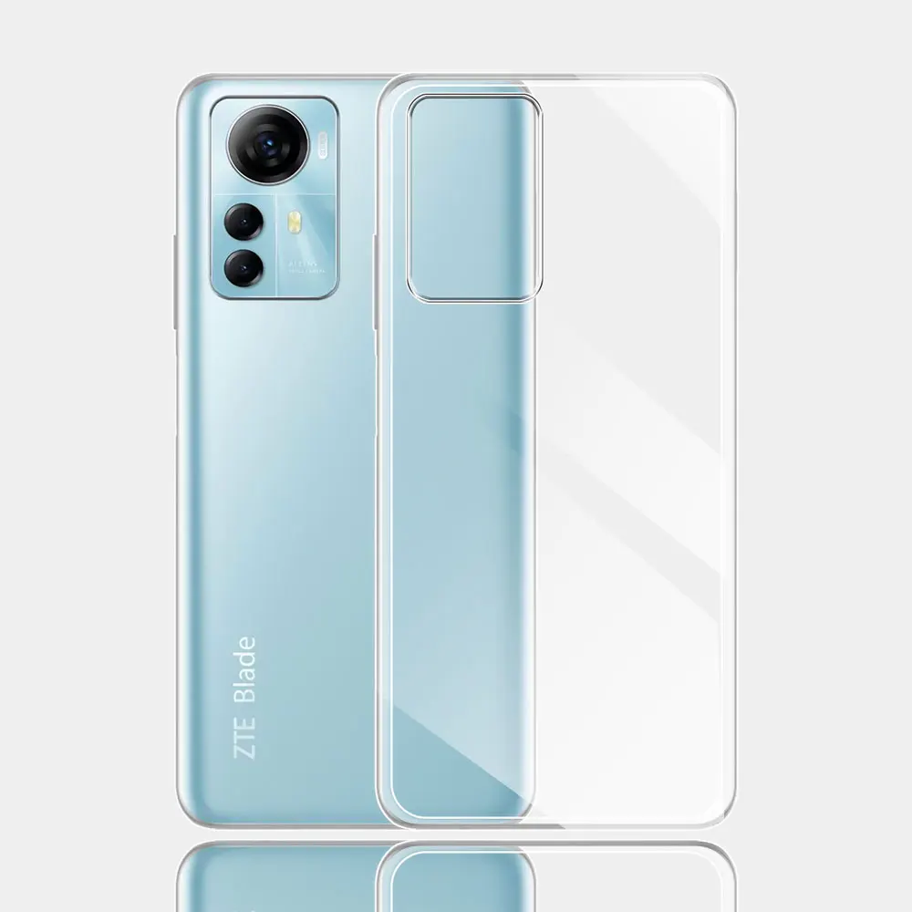 Per Zte Blade A72S Cover Posteriore Custodia Protettiva Morbida In Silicone Trasparente Per Zte Blade A72 Paraurti Coque Per Zte Blade A52 Fundas