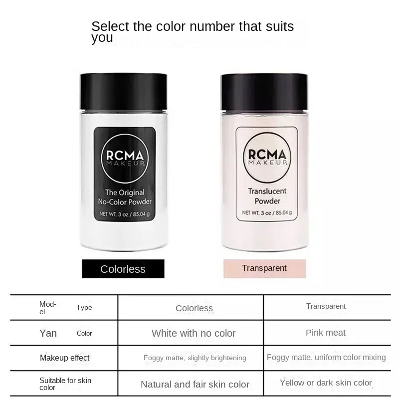 85g RCMA Loose Powder American Rcma Black Pepper Loose Powder Long-lasting Setting Powder Wholesale 3