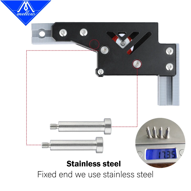 Impressora 3d de Alumínio Suave Vzbot Vz235 235 com Montagem do Motor e Eixo y Kit com Parafusos de Titânio - Imagem 5