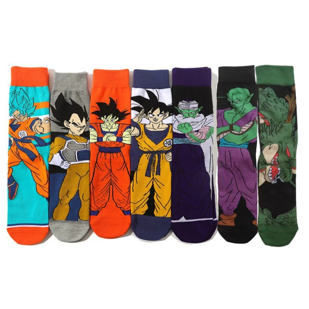 Anime Kakarotto Son Goku Piccolo Shenron Bejīta Yonsei Socks Cosplay Adult Unisex Clothing Sock Accessories Props anime socks
