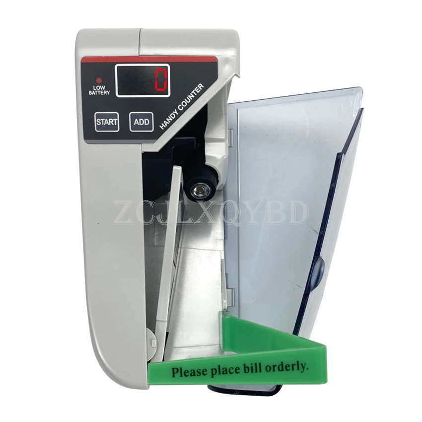 V30 LED Display Mini Portable Bill Counter Use Battery/Plug Handy Money ...