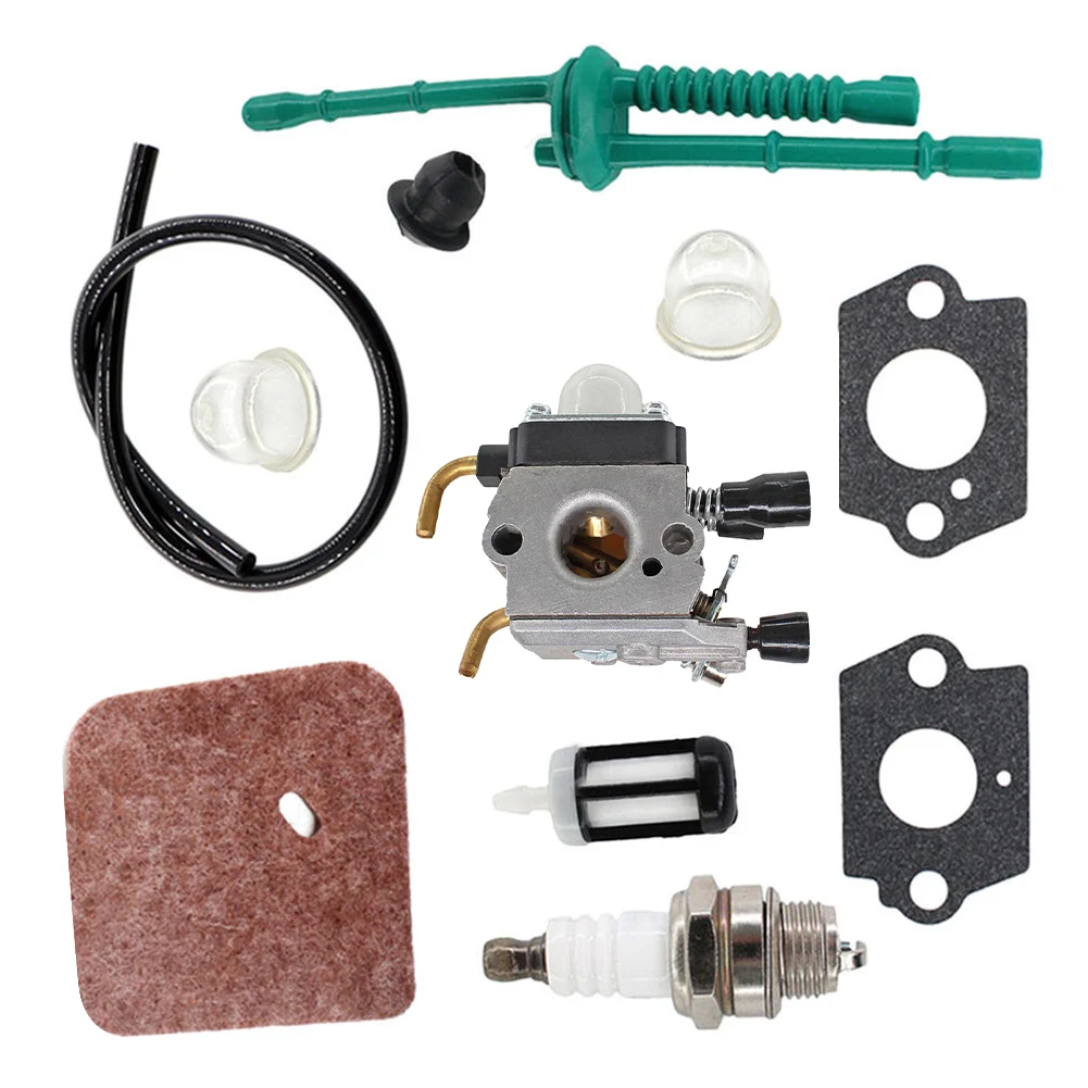 

Air Filter Carburetor FS38 FS45 FS80 FS85 For STIHL Fuel Filter Fuel Line Assembly KM55 Carby Carburetor Service Kit