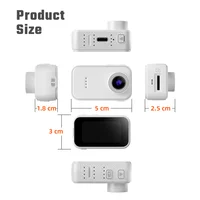 F2 Portable Thumb Camera 1080P UHD 1.47" LCD 130° Wide Angle Mini Camcorder Outdoor Action Bicycle Helmet Filming Video Recorder 6