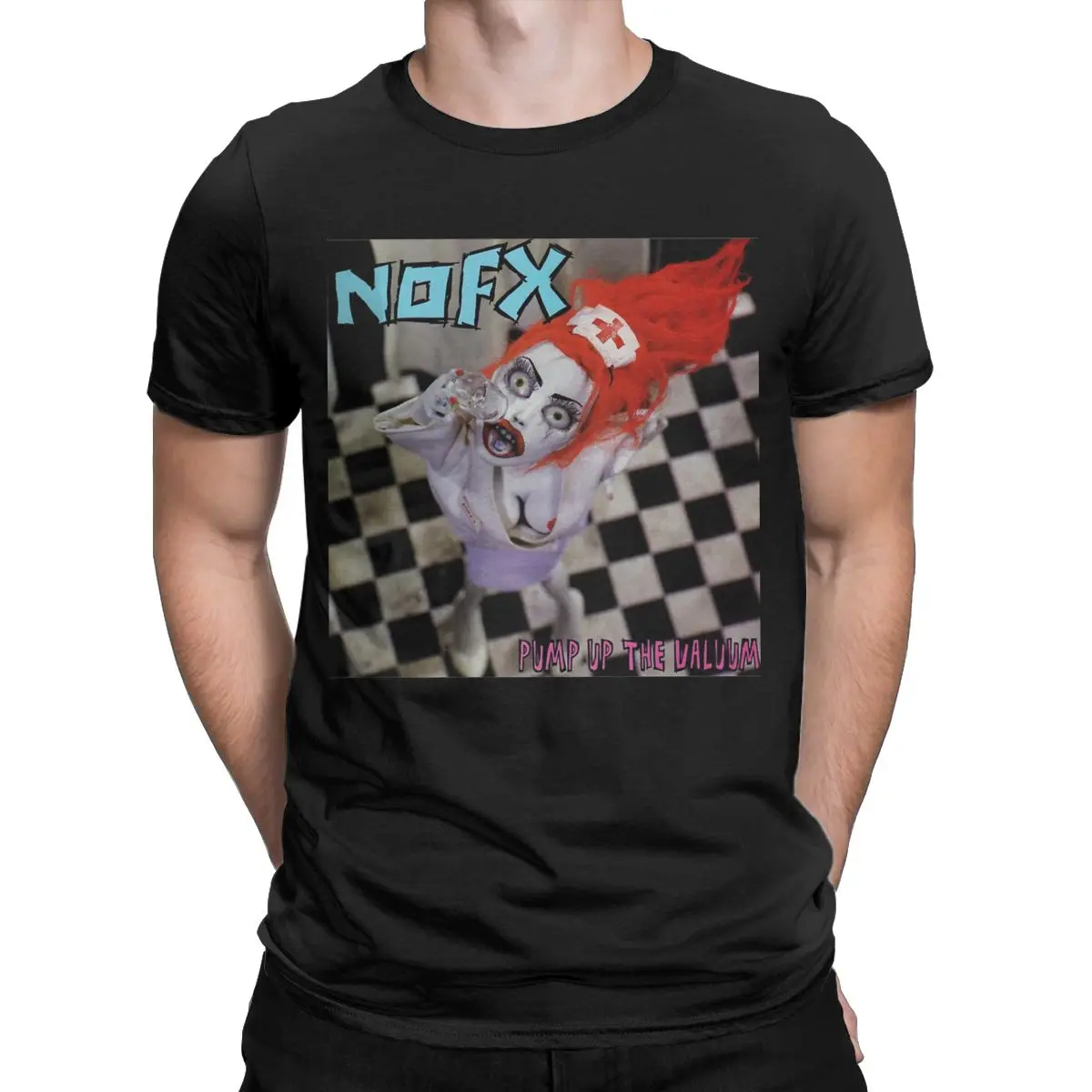 

Футболка NOFX из натурального хлопка для мужчин и женщин, аксессуары для активного отдыха, всесезонные футболки из 100% хлопка