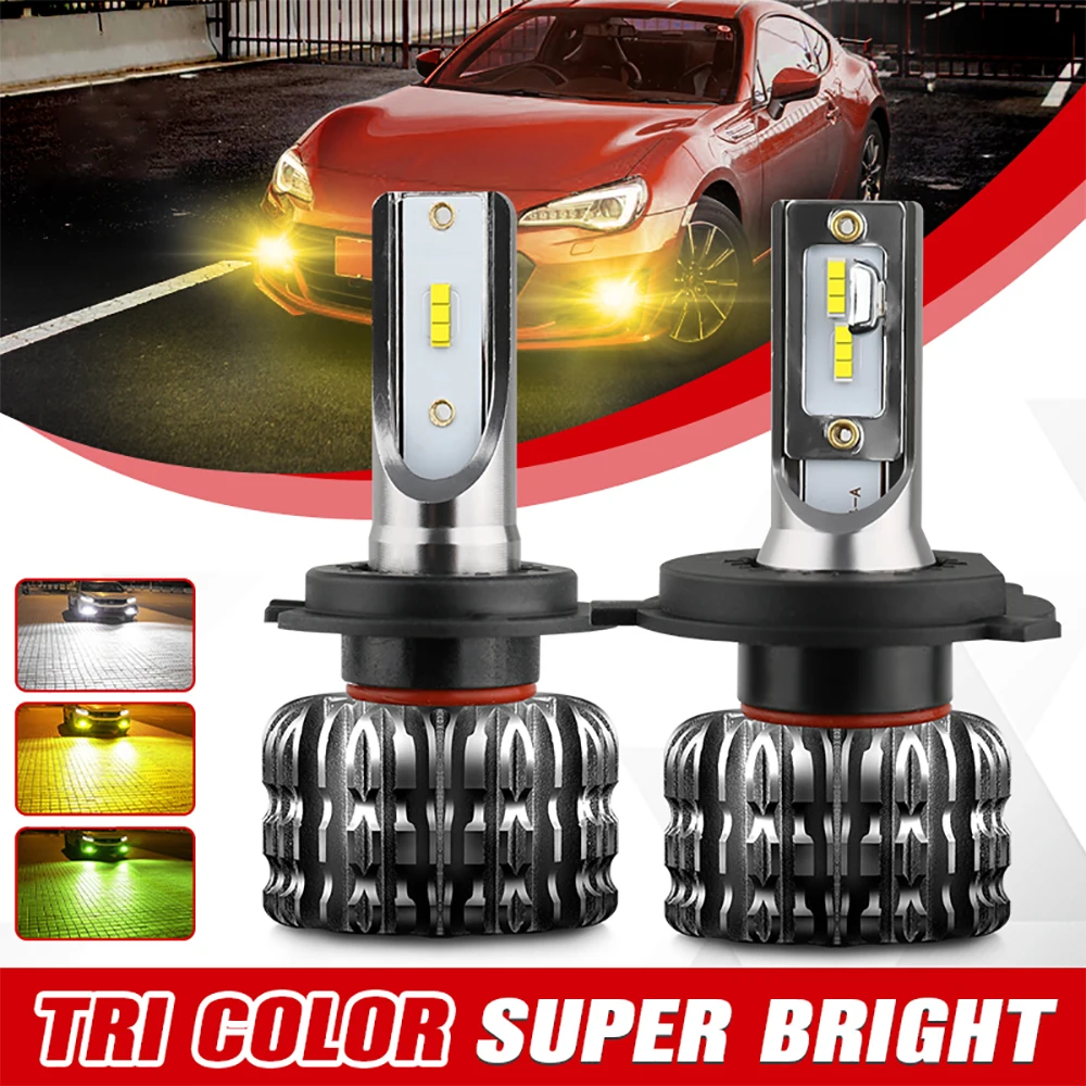 

HAOLIDE 16000LM H7 H11 Led Fog Lights 12V LED Bulbs for Car H1 H3 H27 9005 HB3 9006 HB4 3000K 6000K 8000K H4 Auto Led Headlight