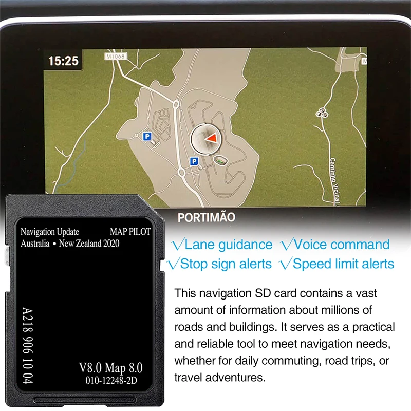 Sat Nav 2020 Version8 Garmin Navigazione SD Scheda GPS Mappe Australia Nuova Zelanda per Mercedes ABC CLA CLS E GLA GLC Classe GLE - Image 5