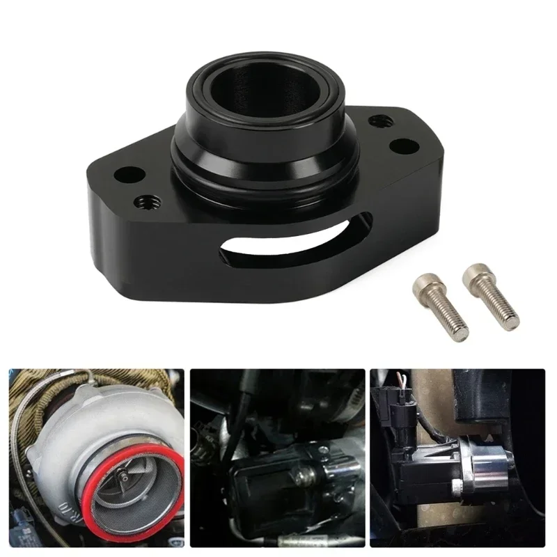 

Durable Car Blow Off Adapter Plate Aluminium Alloy Spacer BOV Compatible-For F150 2.7L/3.5L Ecoboost-Models Engine