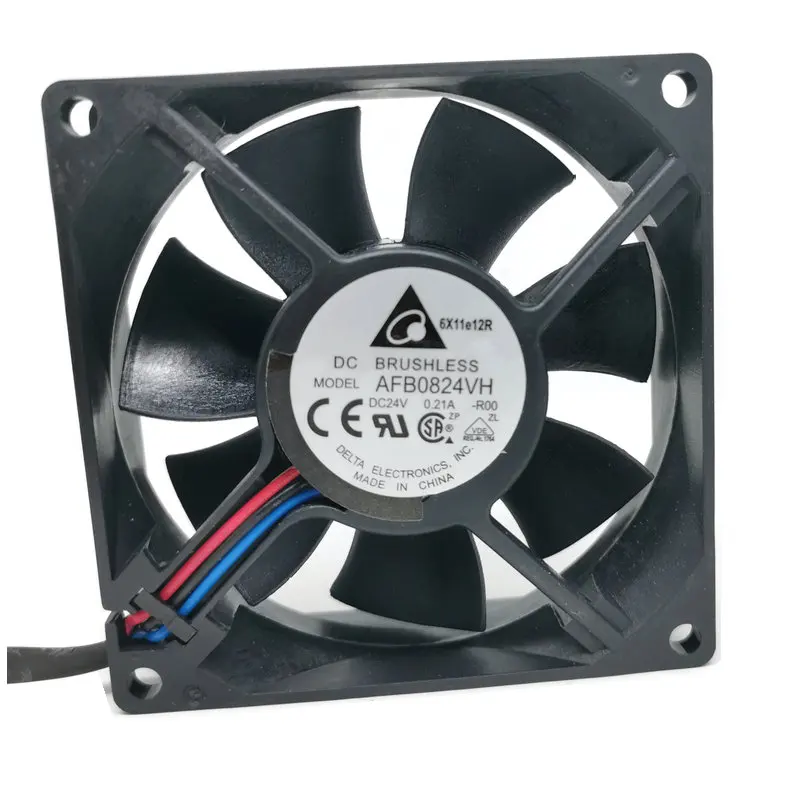 

8CM AFB0824VH -R00 8025 24v 0.21a инверторный охлаждающий вентилятор для ноутбука XJY24B8025H