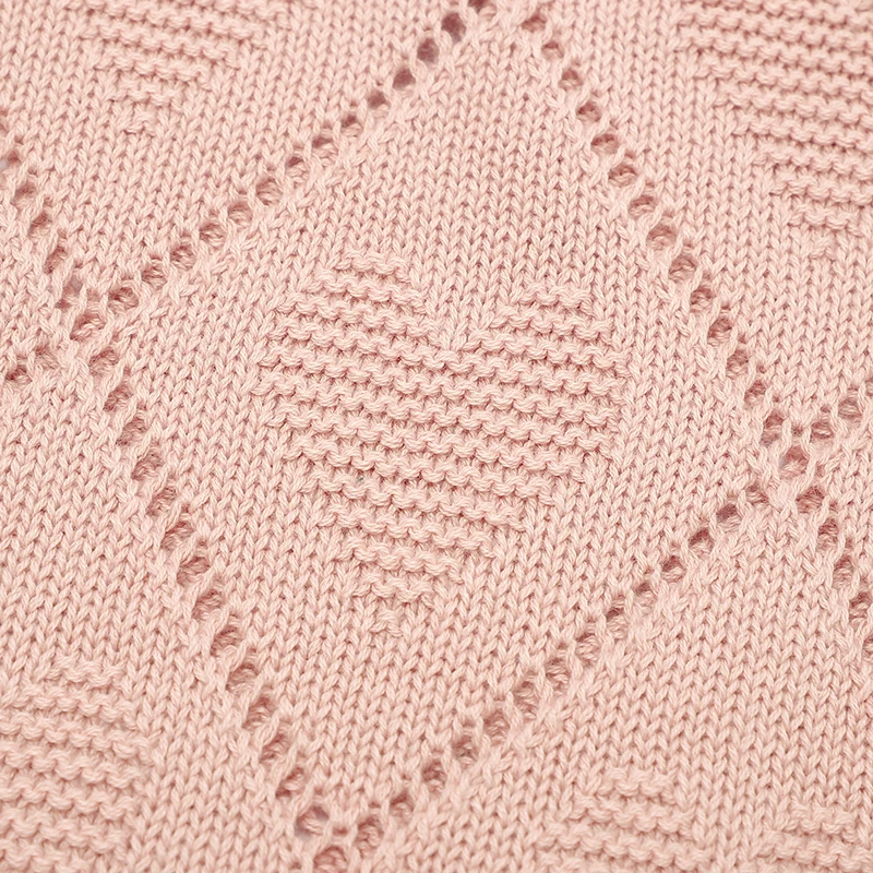 Baby Blankets Super Soft Newborn Cotton Knit Month Stroller Nursery Swaddle Wrap Quilts 90*70cm Infant Boy Girl Sleeping Covers 6