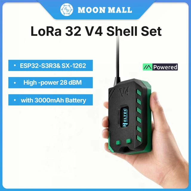 Kit de suivi sans fil Meshtastic Heltec LoRa 32 V4 ESP32-S3 SX1262 GPS avec batterie solaire 3000 mAh 915/868 MHz 1