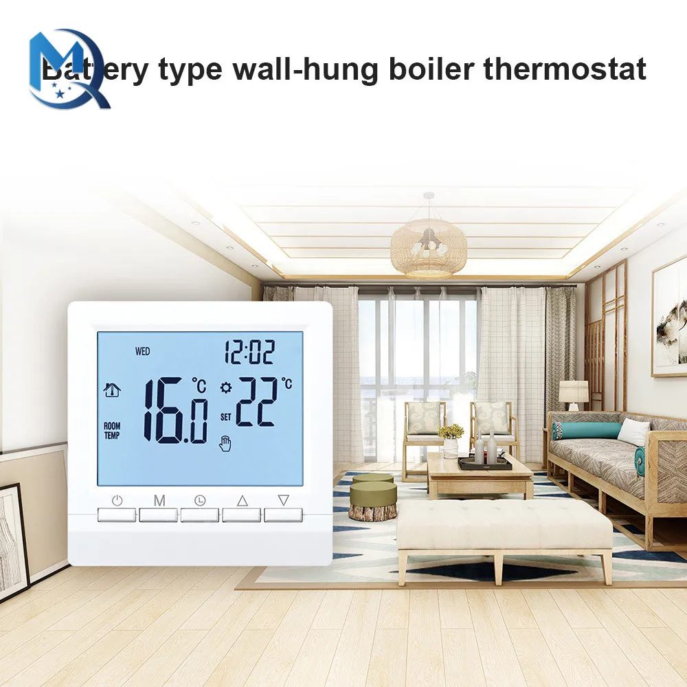 Digital Gas Boiler Thermostat 3A Weekly Programmable Room Temperature  Controller Wholesale