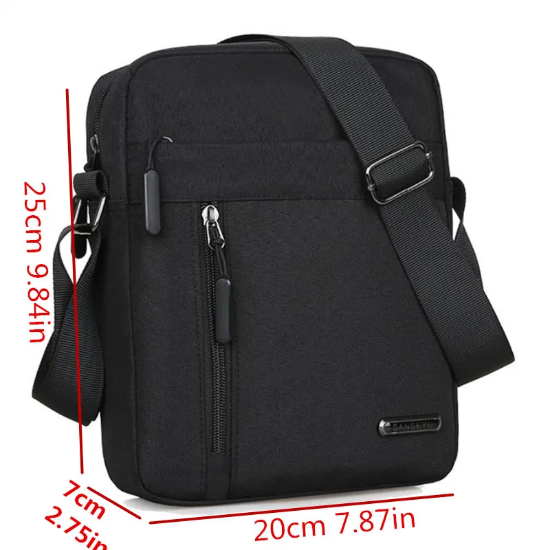 Stylish Men's Bag, Business Travel Shoulder Bag, Large Capacity Handbag Messenger Bag. Perfect for Shopping, Work, Daily Travel