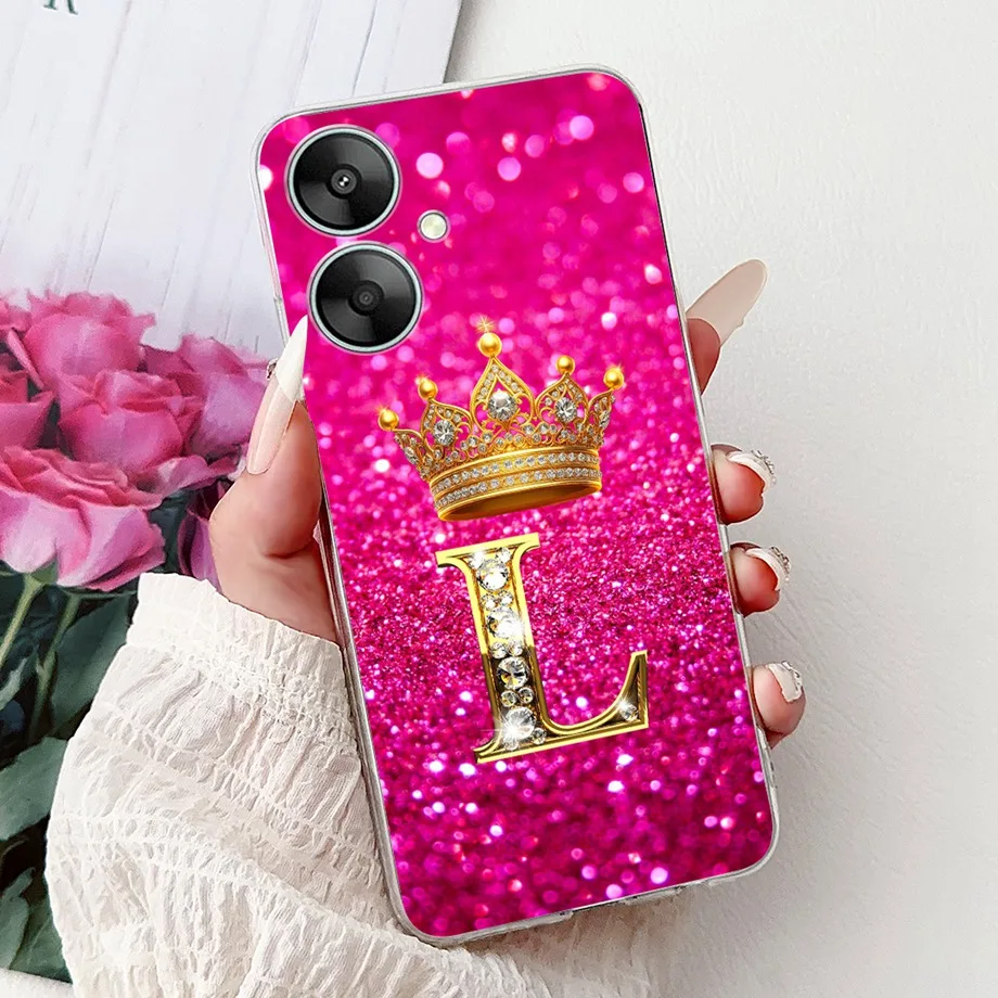 Luxury Crown Letters Soft Silicone Phone Case