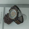 Men's Wood Quartz Watch Personalised Fashion Transparent Hollow Watch Timepieces Wooden Wrist Watches For Men Dropshipping 1