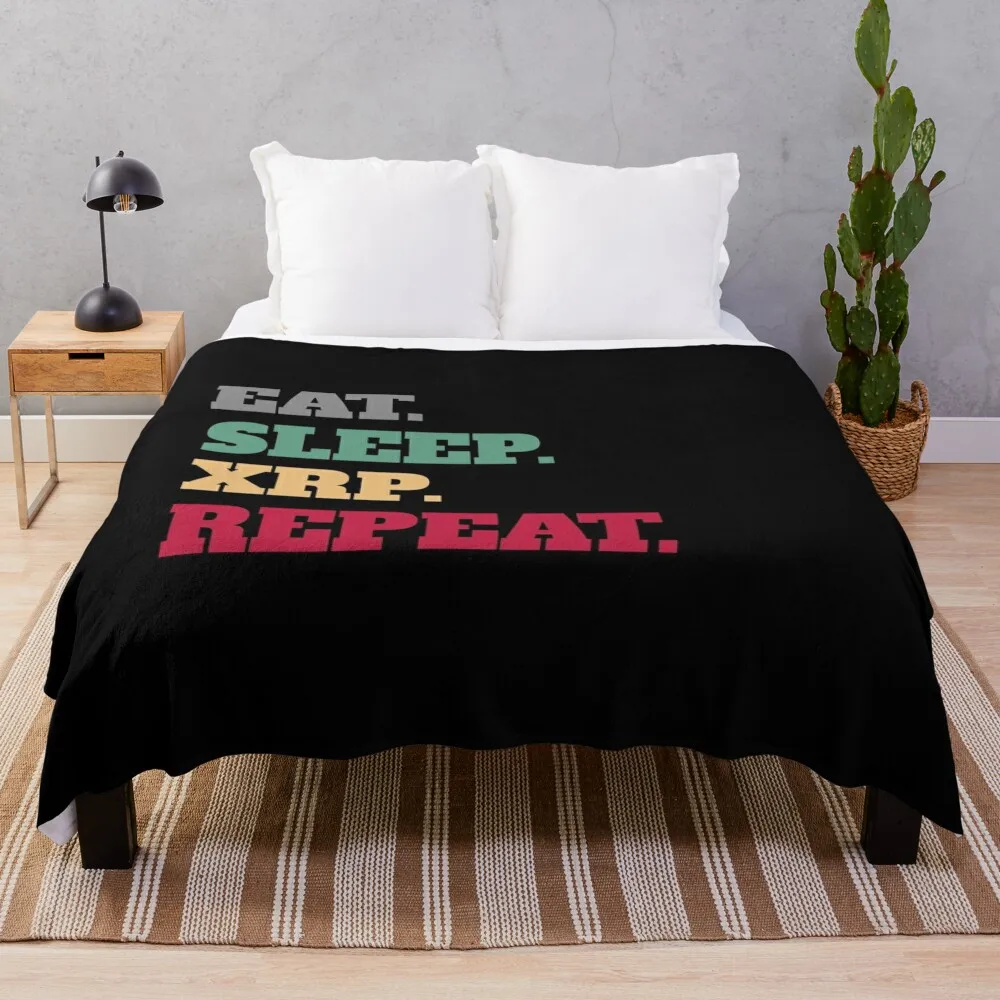 

Cryptocurrency Currency XRP Ripple Throw Blanket Weighted Thins Polar Blankets