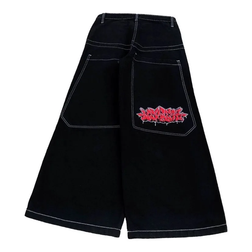 Deeptown Vintage Harajuku Oversized Jeans Hip Hop Streetwear