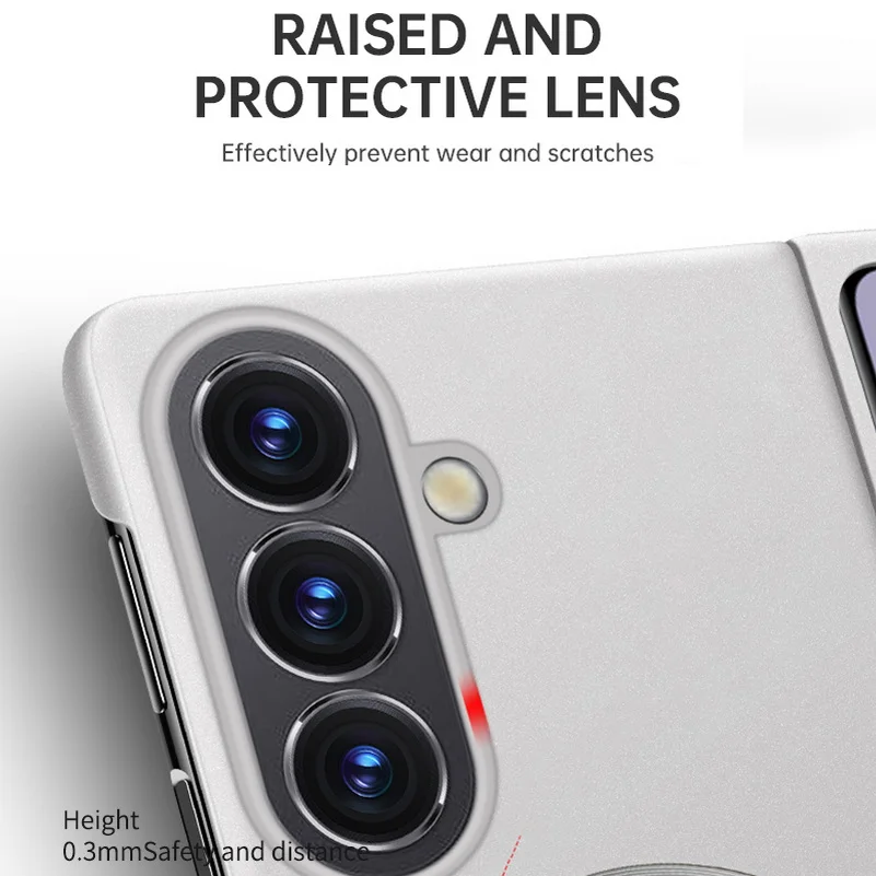 Magnetic Ring Phone Case For Samsung Galaxy Z Fold Ultra Thin Hard Cover_voghion.com