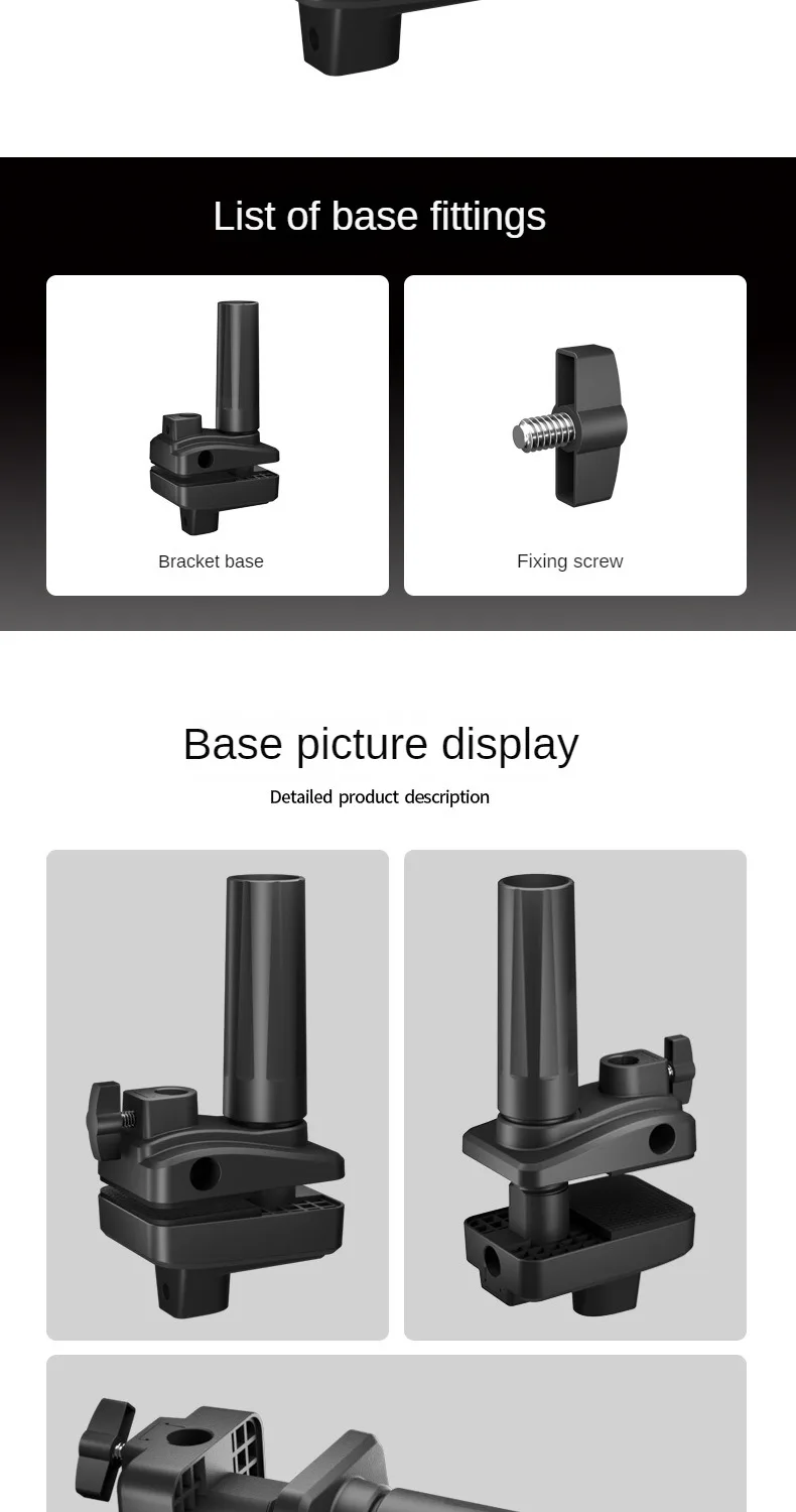 Lazy Cantilever Handy Tablet Halter Desktop Universal Live-Streaming Nacht iPad Stand Halterung Clip – Detail 10